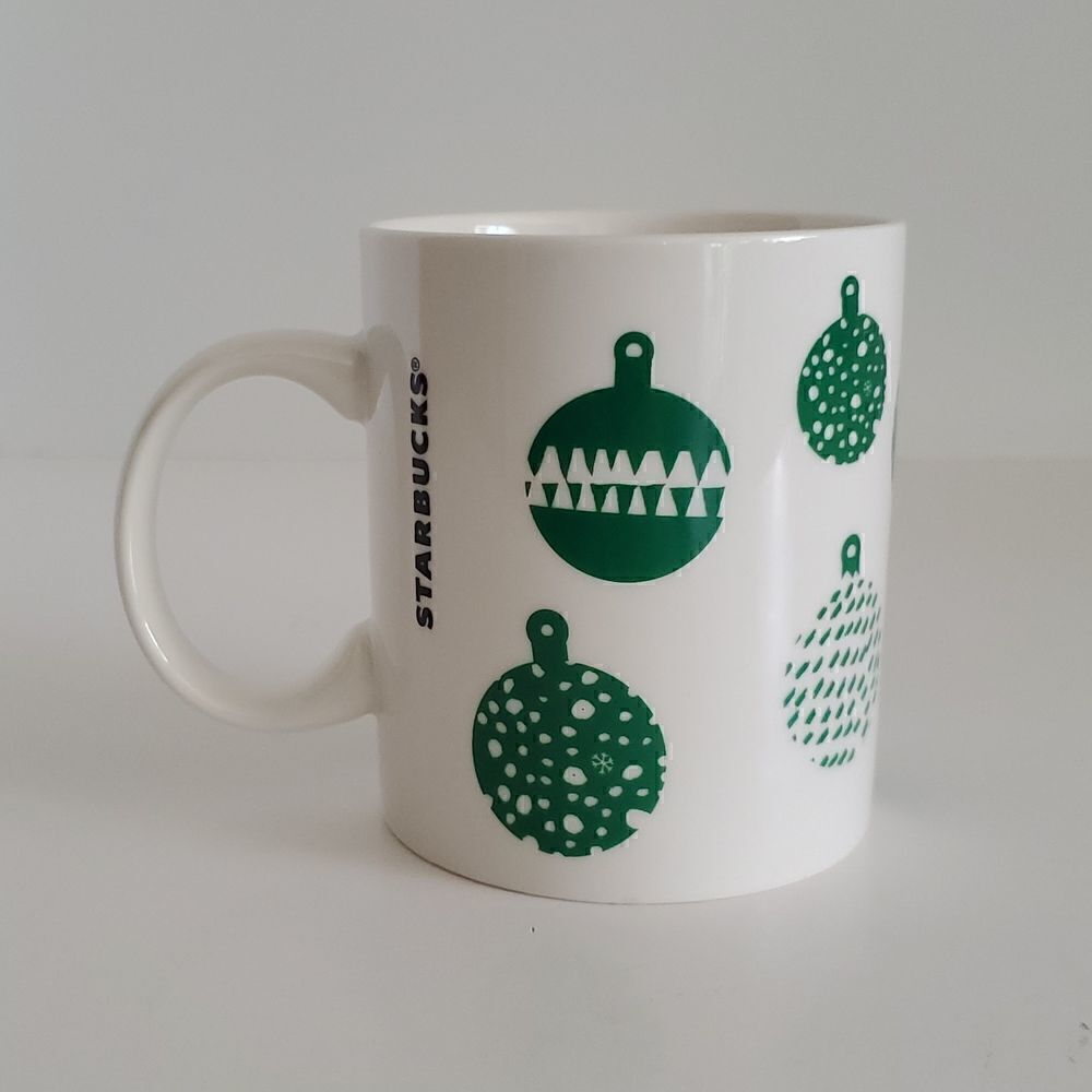 Starbucks Christmas Holiday Mug Green Ornaments 2016